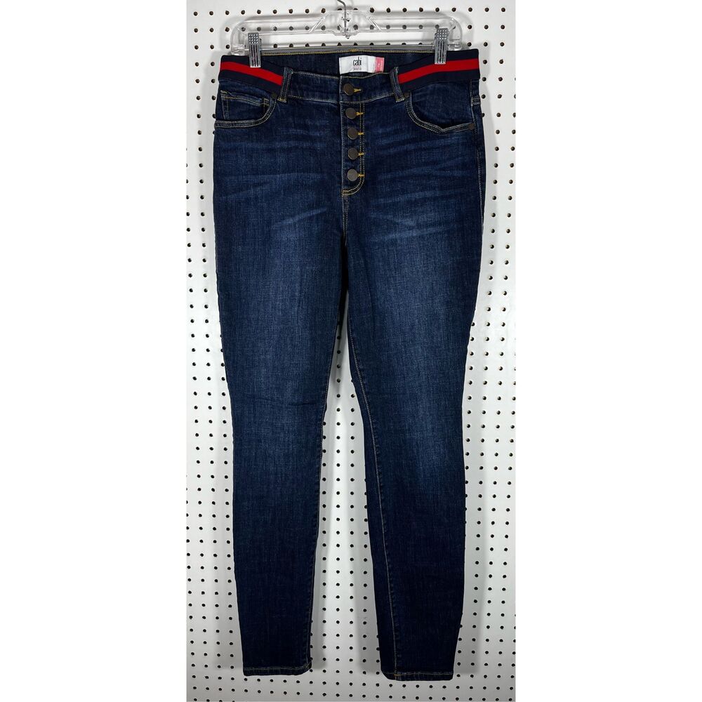 Cabi button fly skinny jeans size 10